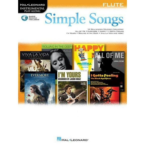 Simple Songs - Flute Book/Online Audio (Paperback) by Hal Leonard Corp (Creator)