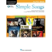 Simple Songs - Instrumental Play-Along for Alto Sax Book/Online Audio Other