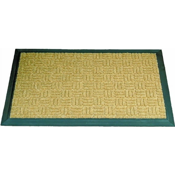Simple Spaces 06ABSHE-09-3L18 Door Mat, 30 in L, 18 in W, Non-Woven Surface