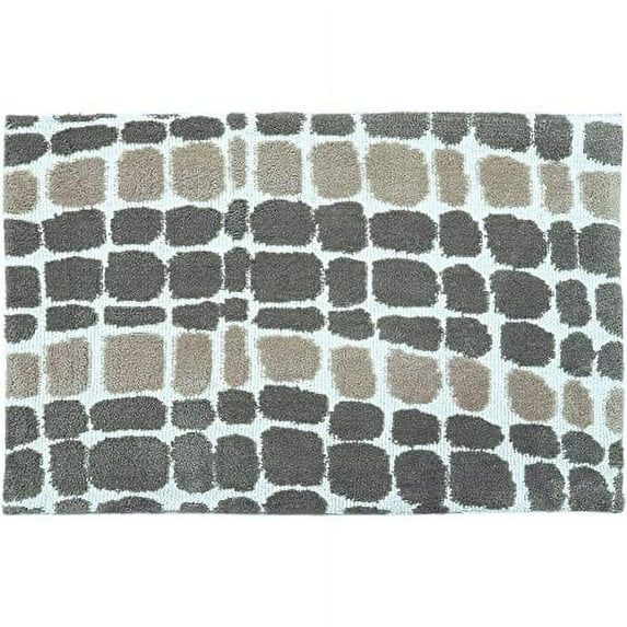 Fractured Waves Simple Spaces Foliage Accent Rug 21" X 33"