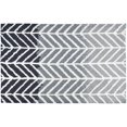thumbnail image 1 of Simple Spaces Straight and Arrows Gray Indoor Rug (21" x 33"), 1 of 1
