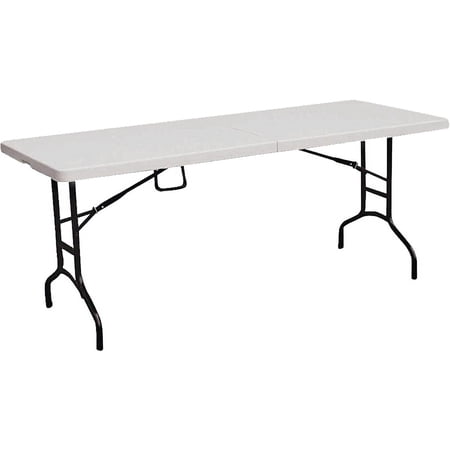 Simple Spaces TBL-072 Portable Folding Table, White