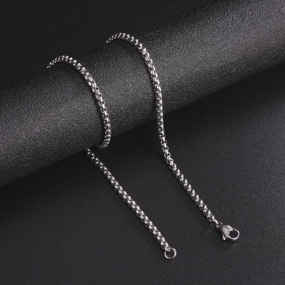 Simple Stainless Steel Necklace Single Chain