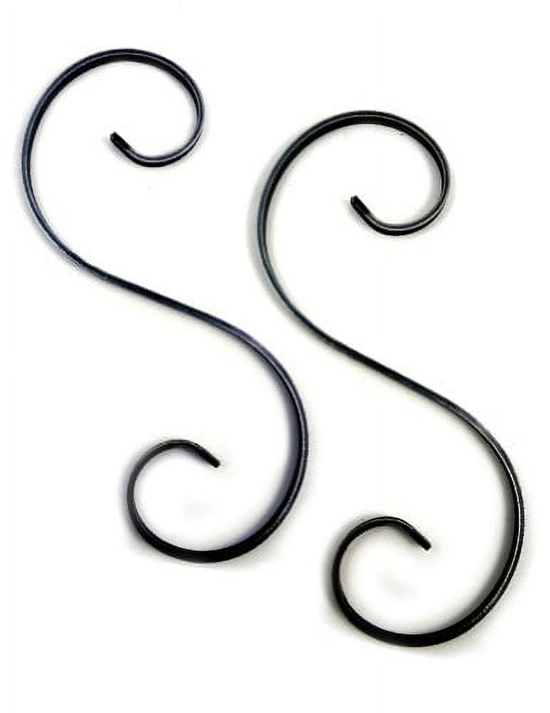 Simple Steel SShape Hangers, Set Of 2