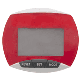 Simple Step Counter Walking Exercise Pedometer with Clip in Red ...