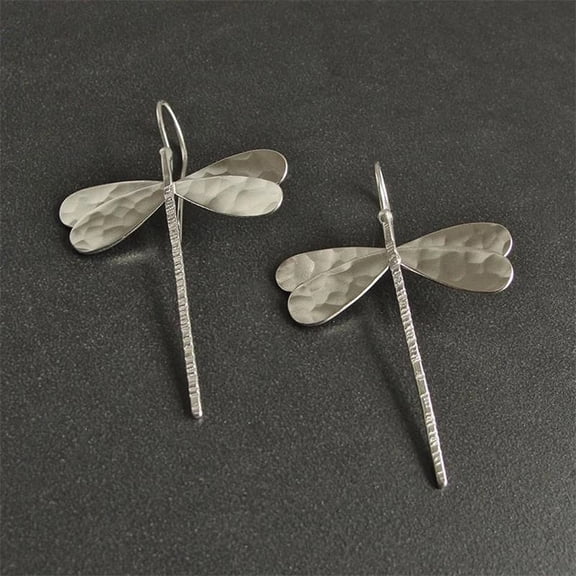 Simple Stereo 3D Dragonfly Drop Earrings Trend Ladies Long Earrings For Women Party Wedding Jewelry Accessories Drop Shipping