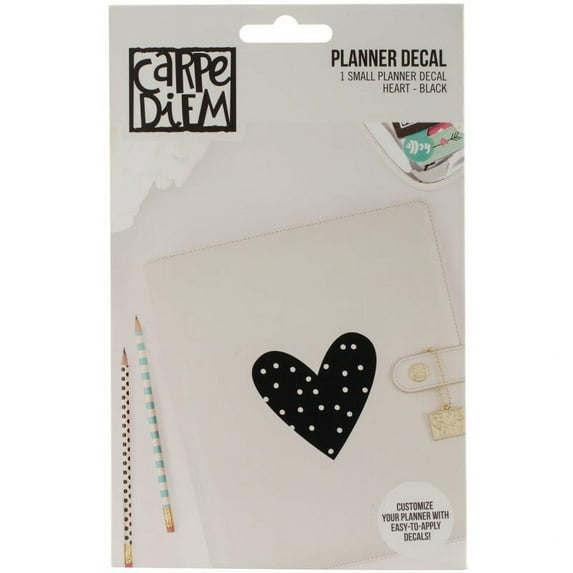 Carpe Diem Small Planner Decals-heart
