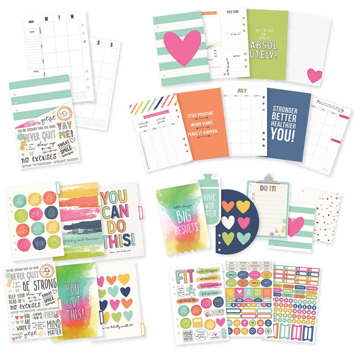 Buy Simple Stories Carpe Diem Emoji Love Sticker Tablet Online in India