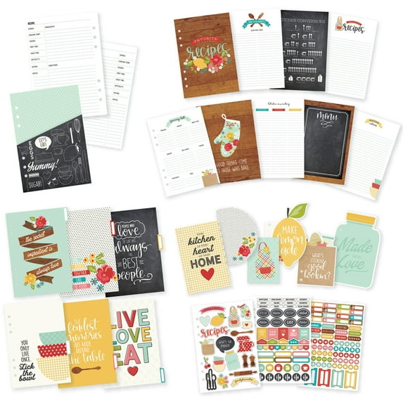 Simple Stories Carpe Diem Planner Insert Recipe