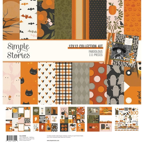 Simple Stories Collection Kit 12"X12"-FaBOOlous