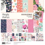 Simple Stories Collection Kit 12X12-Happy Hearts