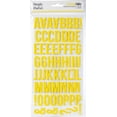 thumbnail image 1 of Simple Stories Color Vibe Foam Alpha Stickers 6"X12" 129/Pkg-Yellow, 1 of 1