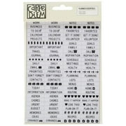 Simple Stories PE4952 Planner Essentials Label Sticker -Clear