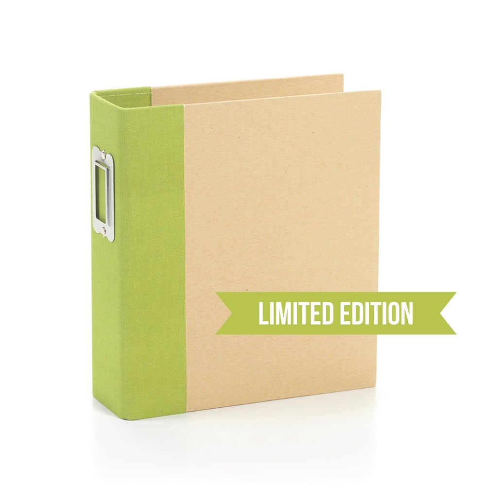 Simple Stories Sn@p! Binder 6"X8"-Lime - Limited Edition