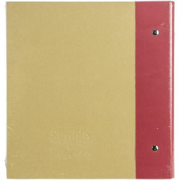 Simple Stories Sn@p! Binder 6"X8"-Red