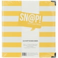 thumbnail image 1 of Sn ap! Designer Binder 6 X8 Yellow Stripe, 1 of 2