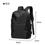 Simple Style Waterproof Large Capacity Men Travel Backpack Black Brown Outdoors Knapsack 16 Inch Laptop Teenagers School Bag