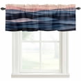 thumbnail image 1 of Simple Style Window Valance Curtain Modernism ART Rod Pocket Short Curtain for Living Room, Bedroom & Kitchen Window Decor 42x18in, 1 of 8
