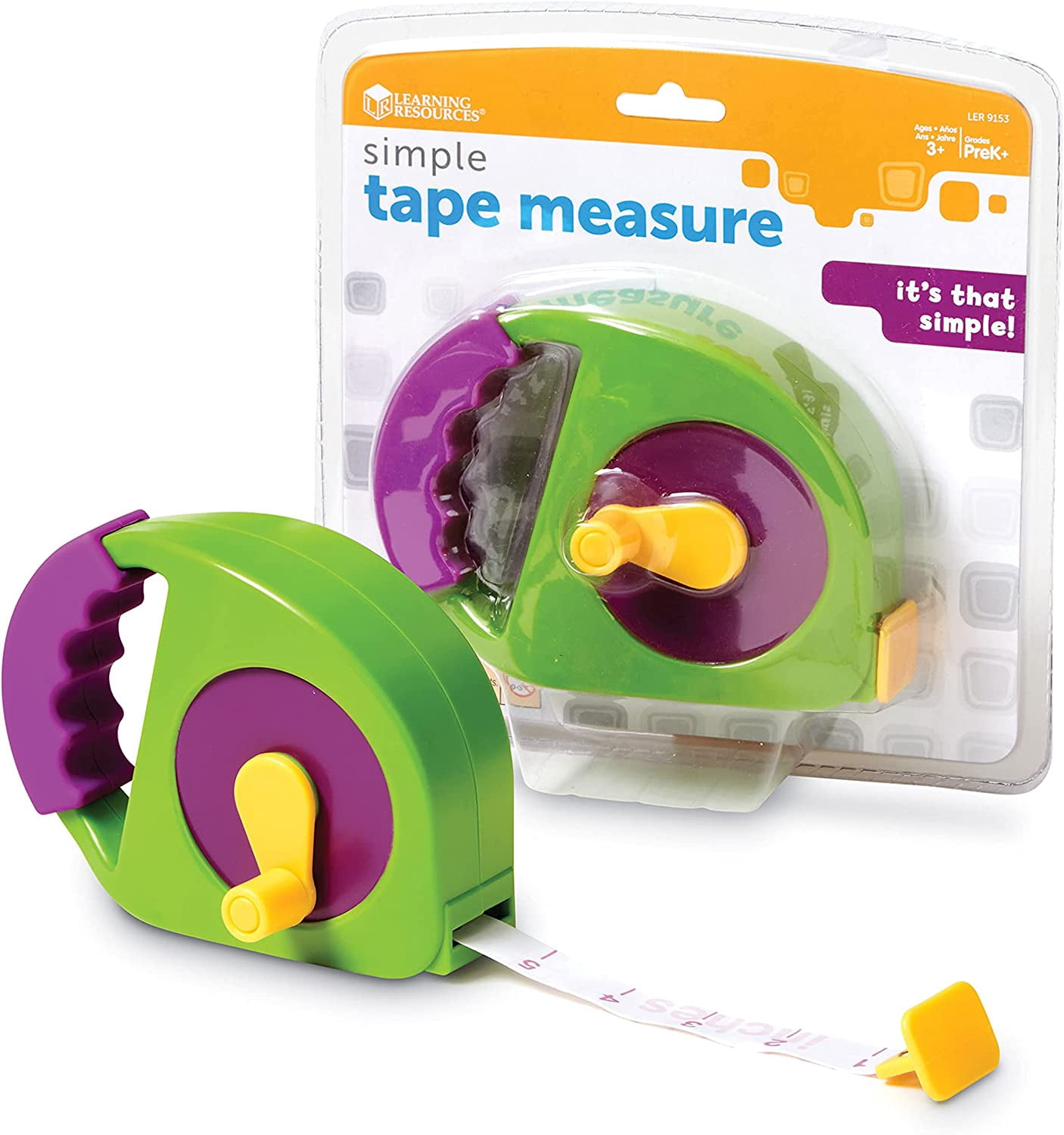 Counting Measure Simple Tape Measure - Kids Construction Toys, Preschool Activities ...