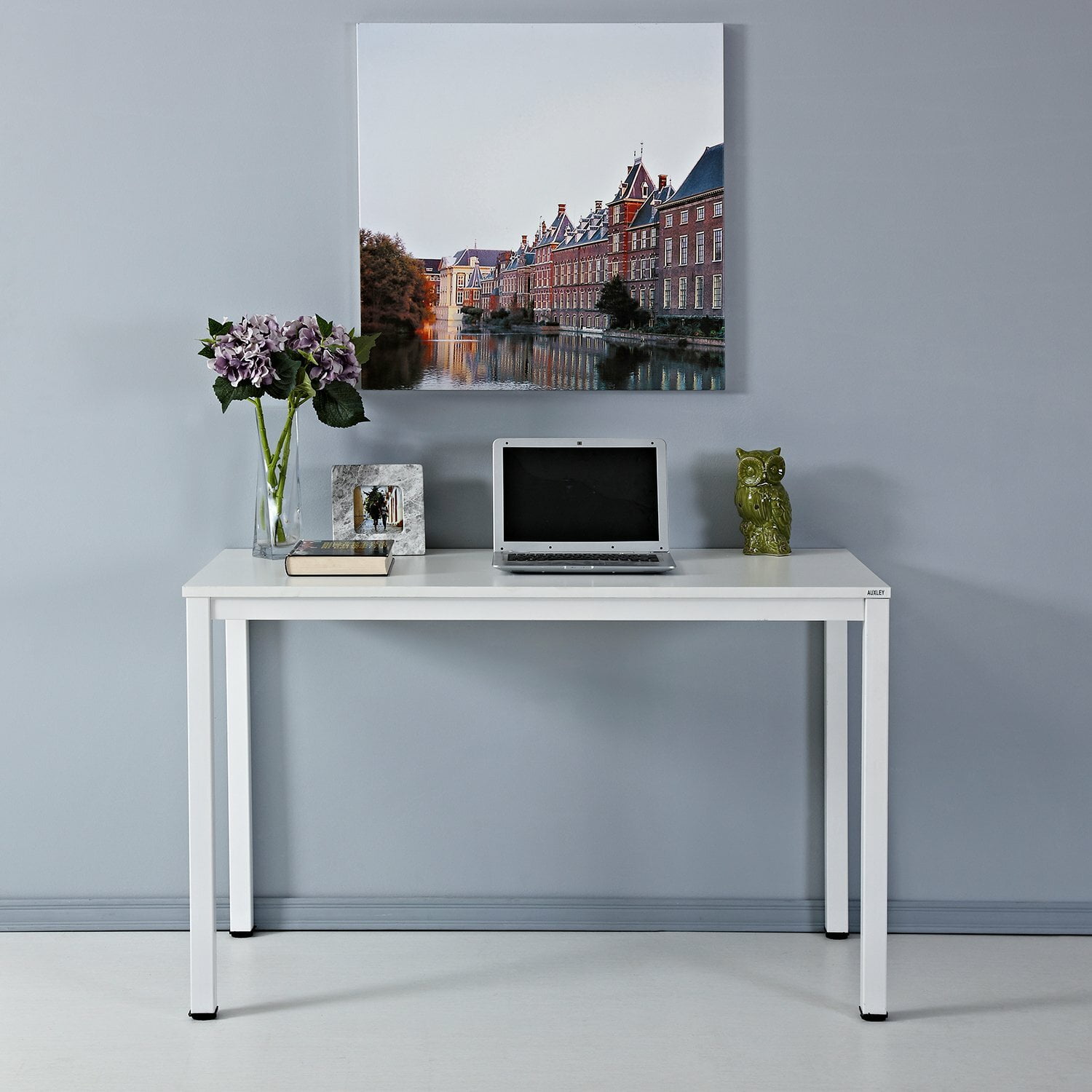 Simple teak store writing desk