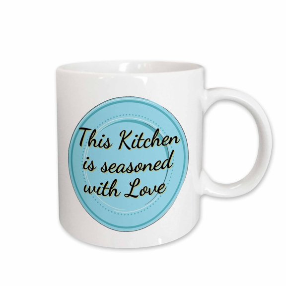 3drose, Simple Text About Food and Kitchen, 15oz Mug