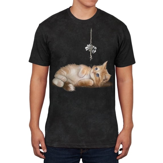 Simple Things Kitty Cat Playtoy Mens Soft T Shirt