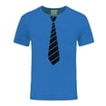 thumbnail image 1 of Simple Tie Pattern Tshirts Summer Fashion Short Sleeve Casual Streetwear 3D Printed T Shirts Mens Overd Funny Tees Tops, 1 of 5