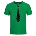 thumbnail image 1 of Simple Tie Pattern Tshirts Summer Fashion Short Sleeve Casual Streetwear 3D Printed T Shirts Mens Overd Funny Tees Tops, 1 of 5