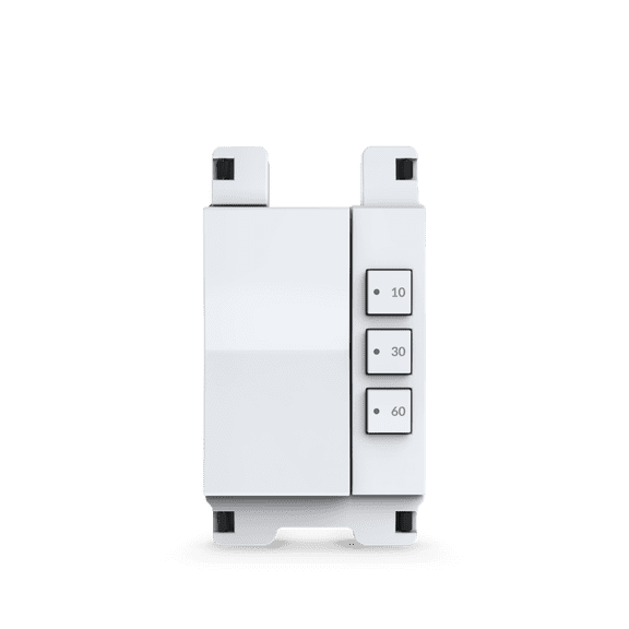Simple Timer Switch by Deako, 10-30-60 Minute Countdown, Single Pole, Neutral Wire Required, White