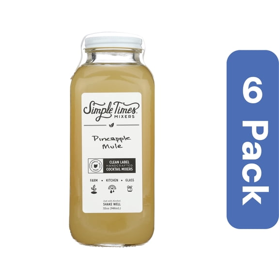 Simple Times Mixers Pineapple Mule Mixer 32 oz (Pack of 6)