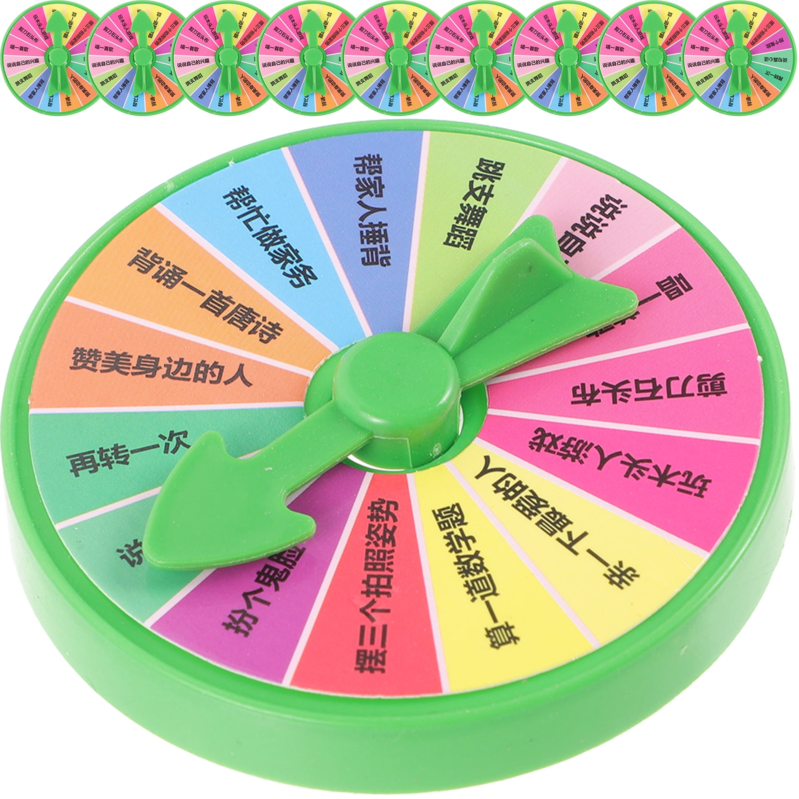 Simple Toys Cajas Para De Fiesta Tabletop Prank Wheel Win Punishment 40