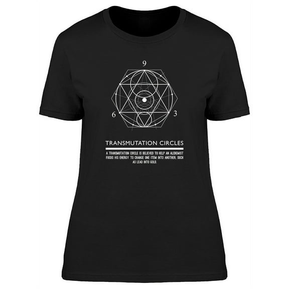 Simple Transmutation Graphic T-Shirt Women -Image by Shutterstock, Female Medium