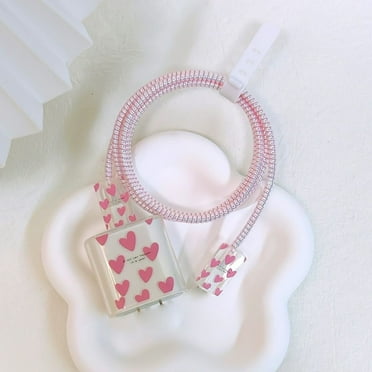Simple Transparent with Straps Dustproof Charger Protector Cover Power Adapter Case TPE Cable Winder 1