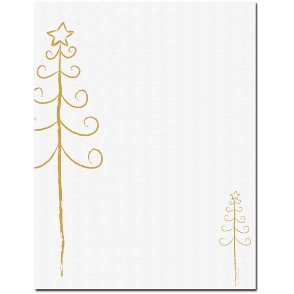 Simple Tree Letterhead Laser & Inkjet Printer Paper, 25 Sheets