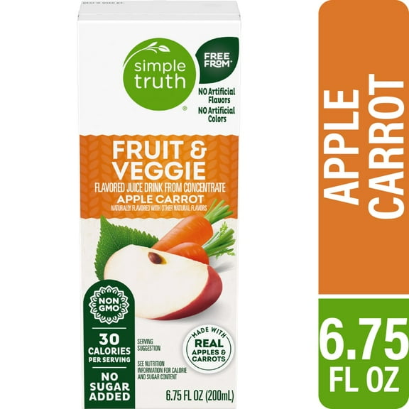 Simple Truth Apple Carrot Kids Juice Boxes