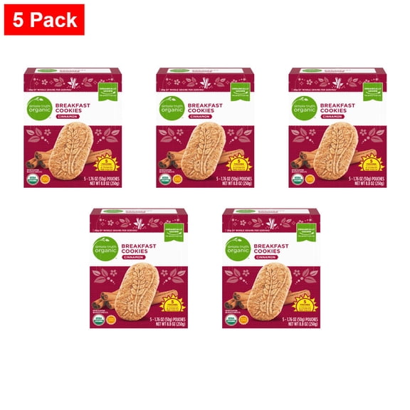 Simple Truth Cinnamon Breakfast Cookies 5 ct / 1.76 oz - 5 Pack