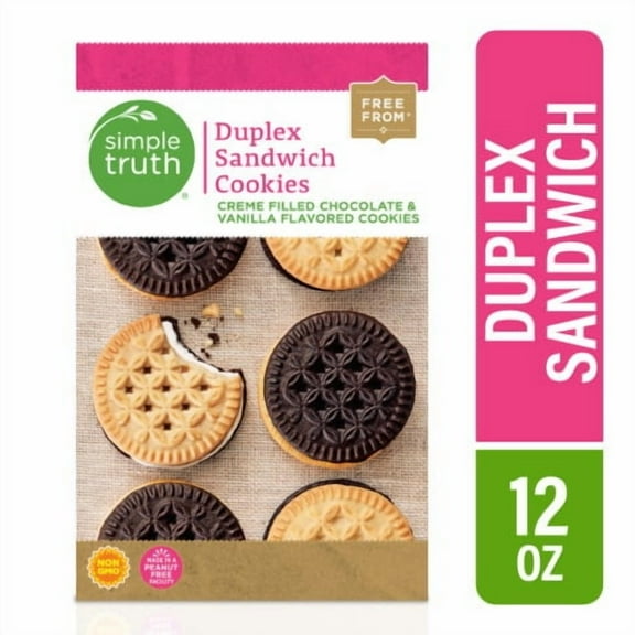 Simple Truth Duplex Creme Sandwich Cookies - 12 oz