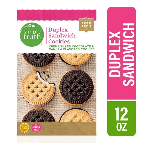 Simple Truth Duplex Sandwich Cookies 12 oz - Pack of 1