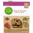 thumbnail image 1 of Simple Truth Fig & Thyme Crisp Crackers - 5.3 oz, 1 of 4