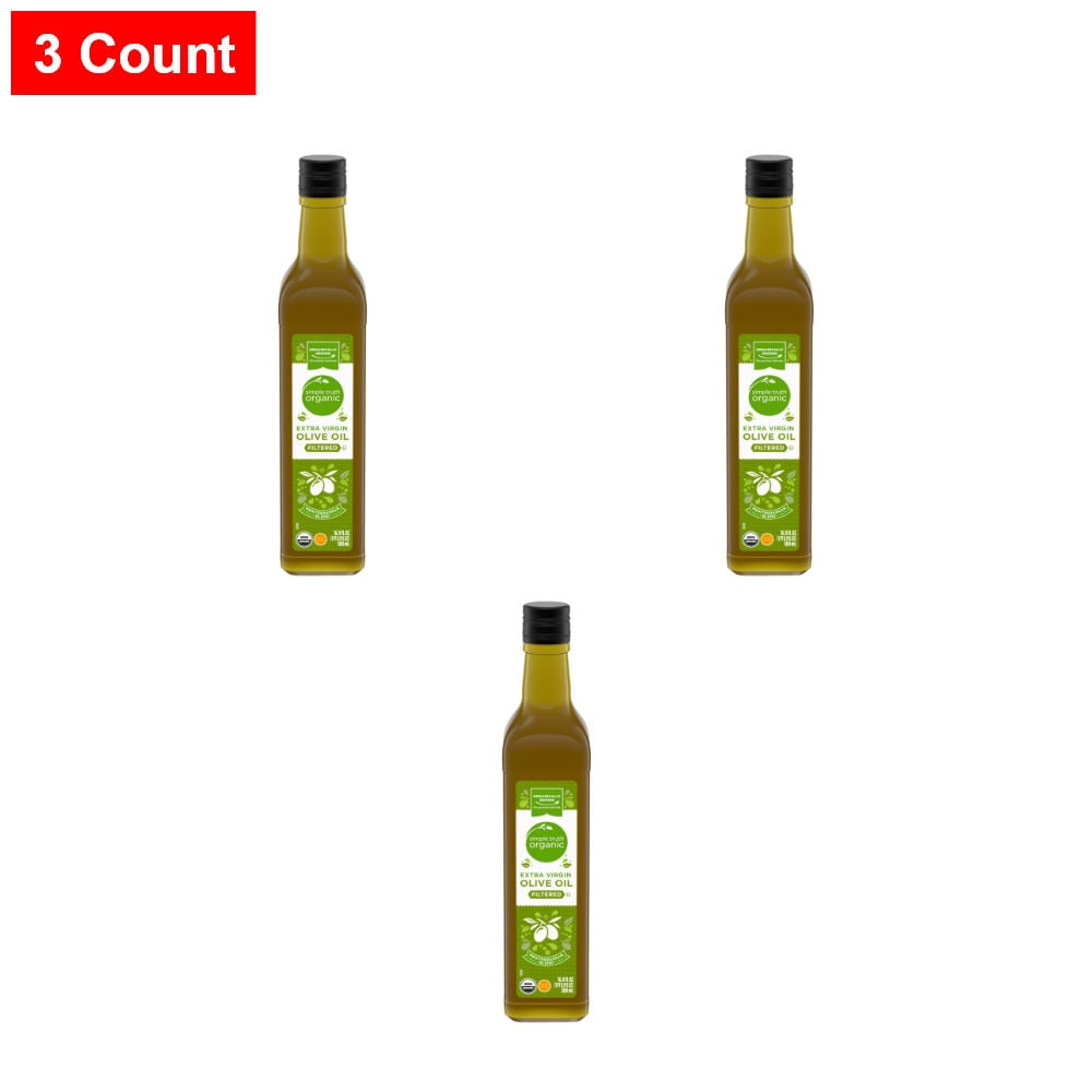 Simple Truth Filtered Extra Virgin Olive Oil 16.9 fl oz - 3 Count