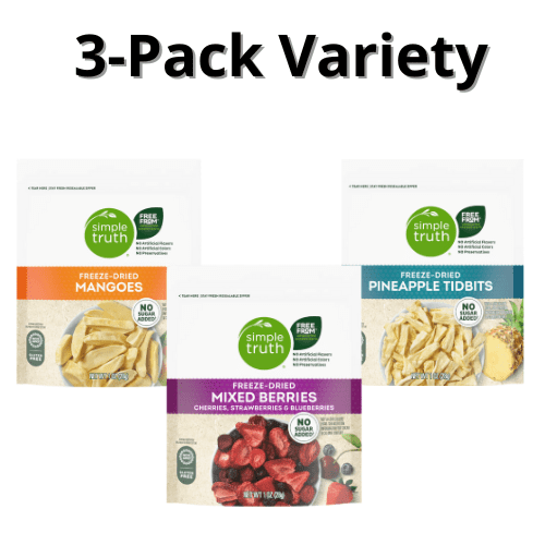 Simple Truth Freeze-Dried Fruit Variety Pack 3-Pack 1 oz