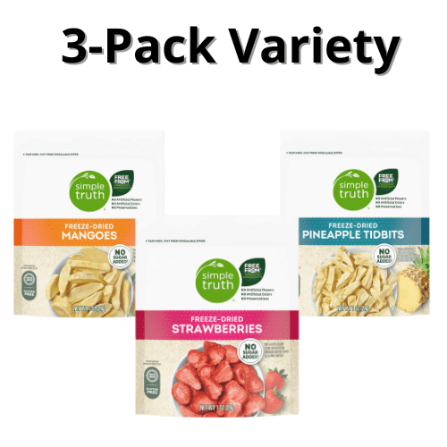 Simple Truth Freeze-Dried Fruit Variety Pack 3-Pack 1 oz