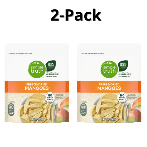 Simple Truth Freeze-Dried Mangoes No Sugar Added 2-Pack 1 oz