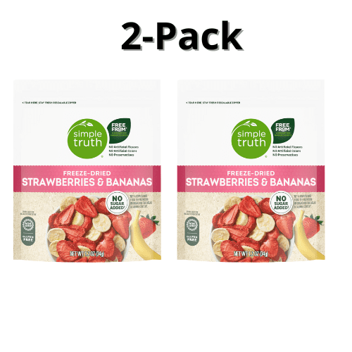 Simple Truth Freeze-Dried Strawberries & Bananas 2-Pack 1.2 oz
