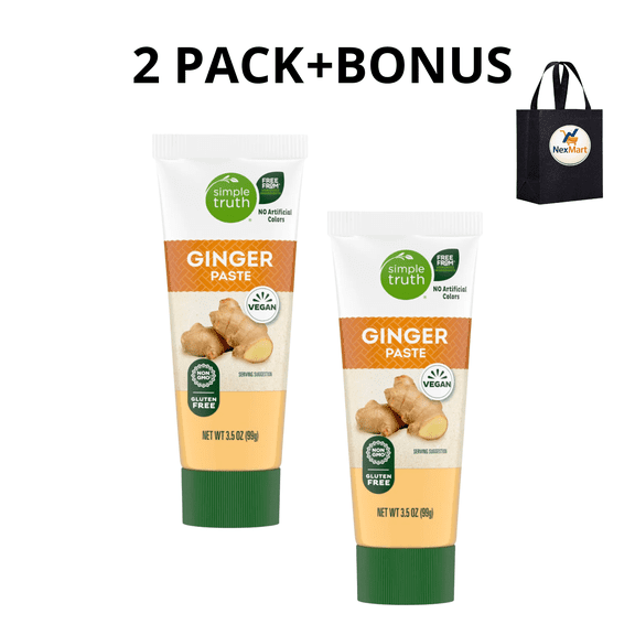 Simple Truth Ginger Paste 3.5 oz 2 PK+ Bonus