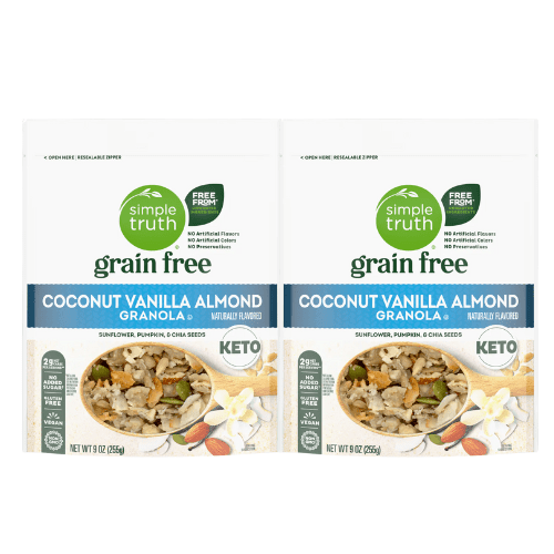 Simple Truth Keto Grain Free Coconut Vanilla Almond Naturally Flavored ...