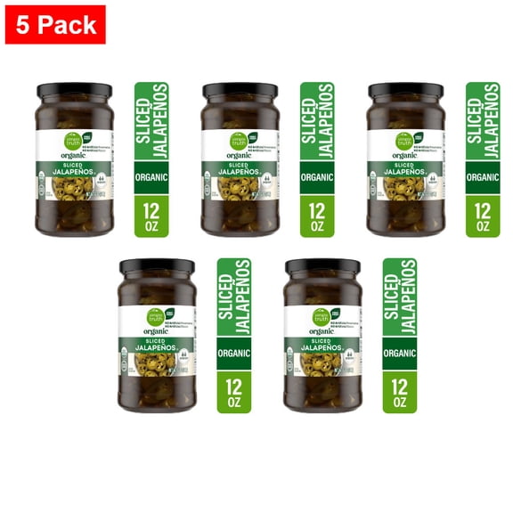Simple Truth Medium Hot Sliced Jalapeno Peppers 12 oz - 5 Pack