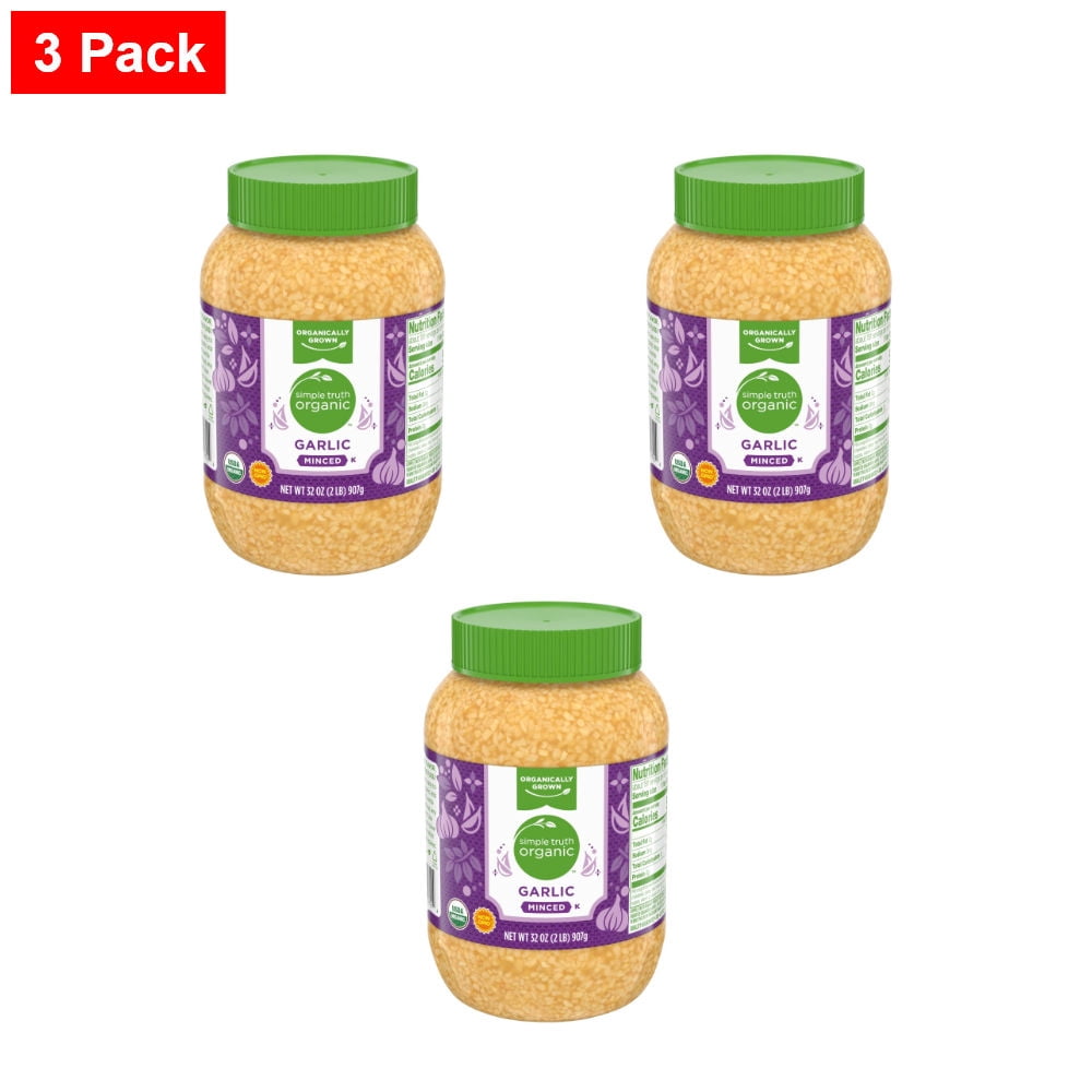 Simple Truth Minced Garlic 32 oz - 3 Pack