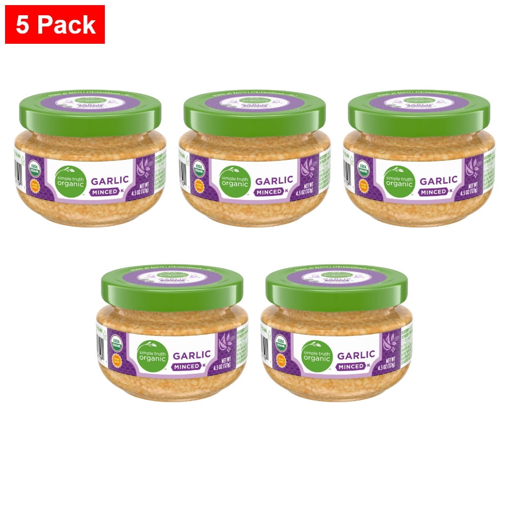Simple Truth Minced Garlic 4.5 oz - 5 Pack
