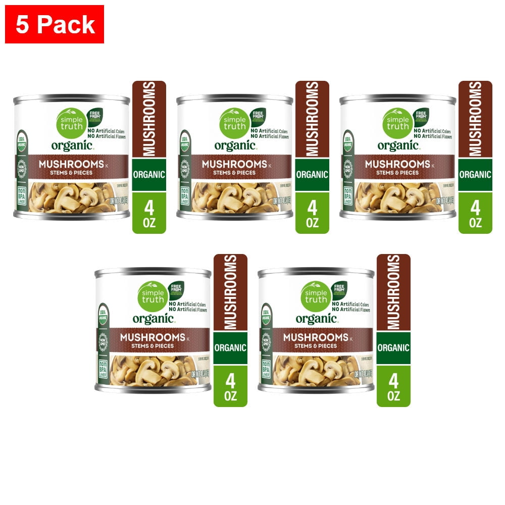 Simple Truth Mushrooms 4 oz - 5 Pack